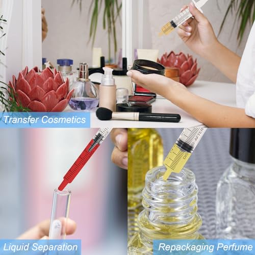 5 Stück Spritze, 1ML 3ML 5ML 10ML 20ML Wiederverwendbare Spritze, Dosierspritze Ohne Nadel, Werkzeuge für Flüssigkeitsmaß Spritzen, Futterspritze, für Labor,Tierfütterung, Pflanzenbewässerung