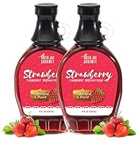 Algopix Similar Product 7 - Green Jay Gourmet Strawberry Syrup  3