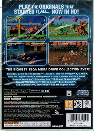 Image of Sega Mega Drive Ultimate Collection Classics(Xbox 360)