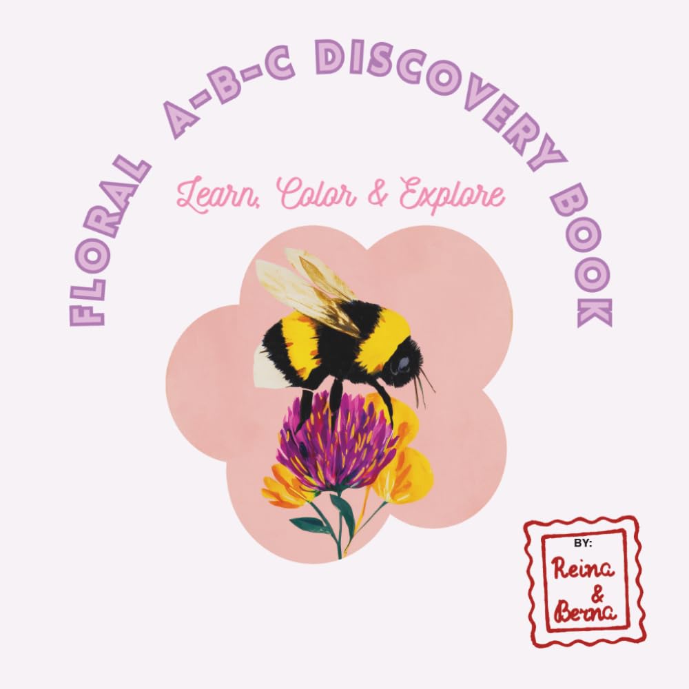 Floral ABC Discovery Book: Color, Learn & Explore