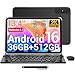 LORDWIT Tablet 13,4 Zoll Android 16, 120Hz Display, 36GB RAM + 512GB ROM/1TB TF, 4G LTE Dual SIM, 2.2GHz Gaming, 5G WiFi, Widevine L1/GPS/11580mAh/13MP, inkl. Tastatur/Hülle/Stift/Maus/K...