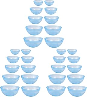 30 peças de material de plástico creme, tigela para servir produtos ferramentas ferramentas de modelação de cores, tigelas de beleza, tigela de , máscara e salão de beleza, máscara facial de salão de beleza facial facial caseiro spa