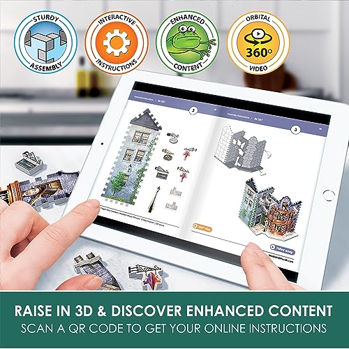 Wrebbit3D, Diagon Alley Collection: Weasley Wizards Wheezes (285Pc), 3D Puzzle, Ages 14+ - 4