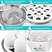 Elite Gourmet EGC-007 Rapid Egg Cooker, 7 Easy-To-Peel, Hard, Medium, Soft Boiled Eggs, Poacher, Omelet Maker, Auto Shut-Off, Alarm, 16-Recipe Booklet, White
