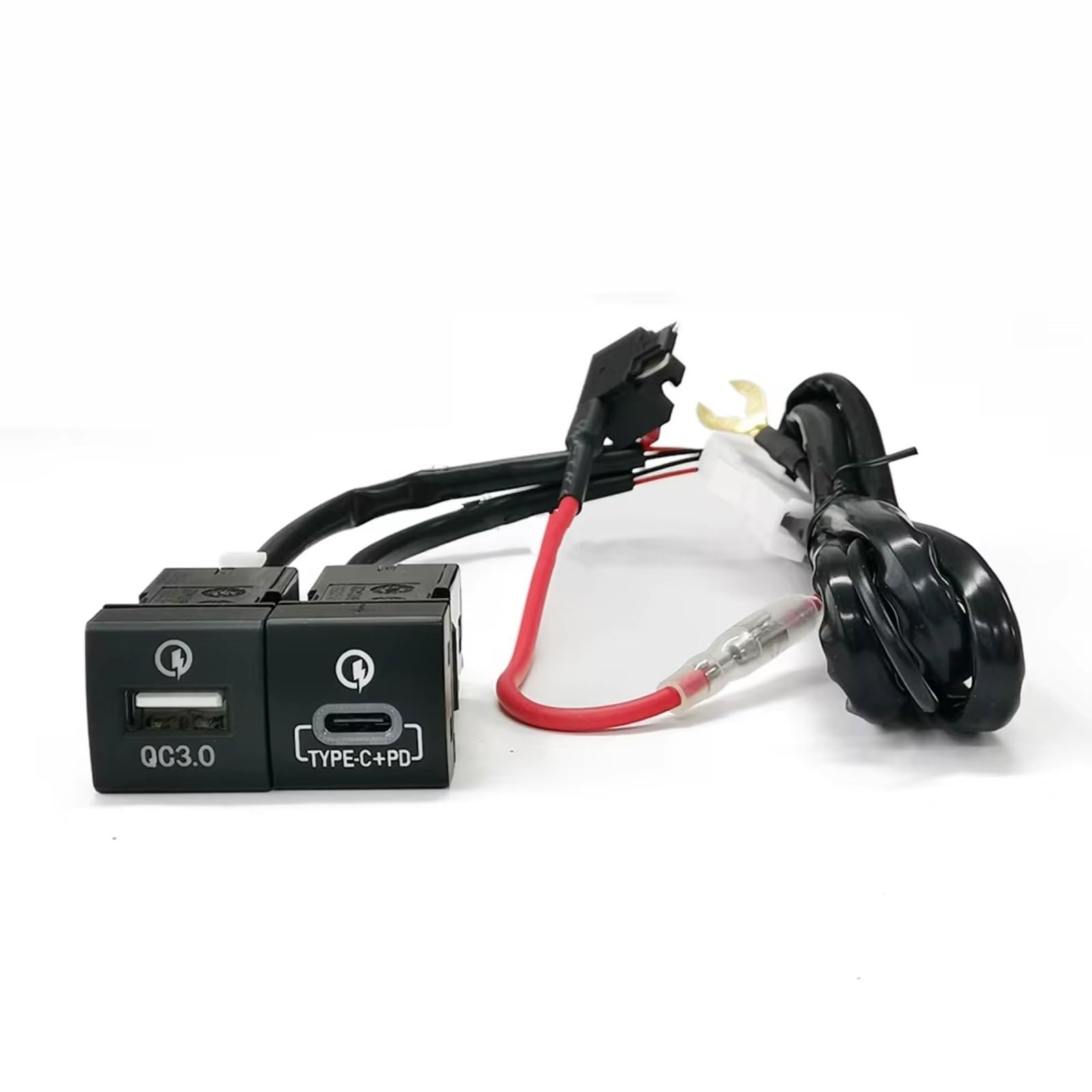 Porta USB Center Compatibile Con Toyota Per Prado 2018-2022 Auto QC3.0 Per Tipo C PD Doppia Per Presa Ricarica Presa Ricarica Porta USB