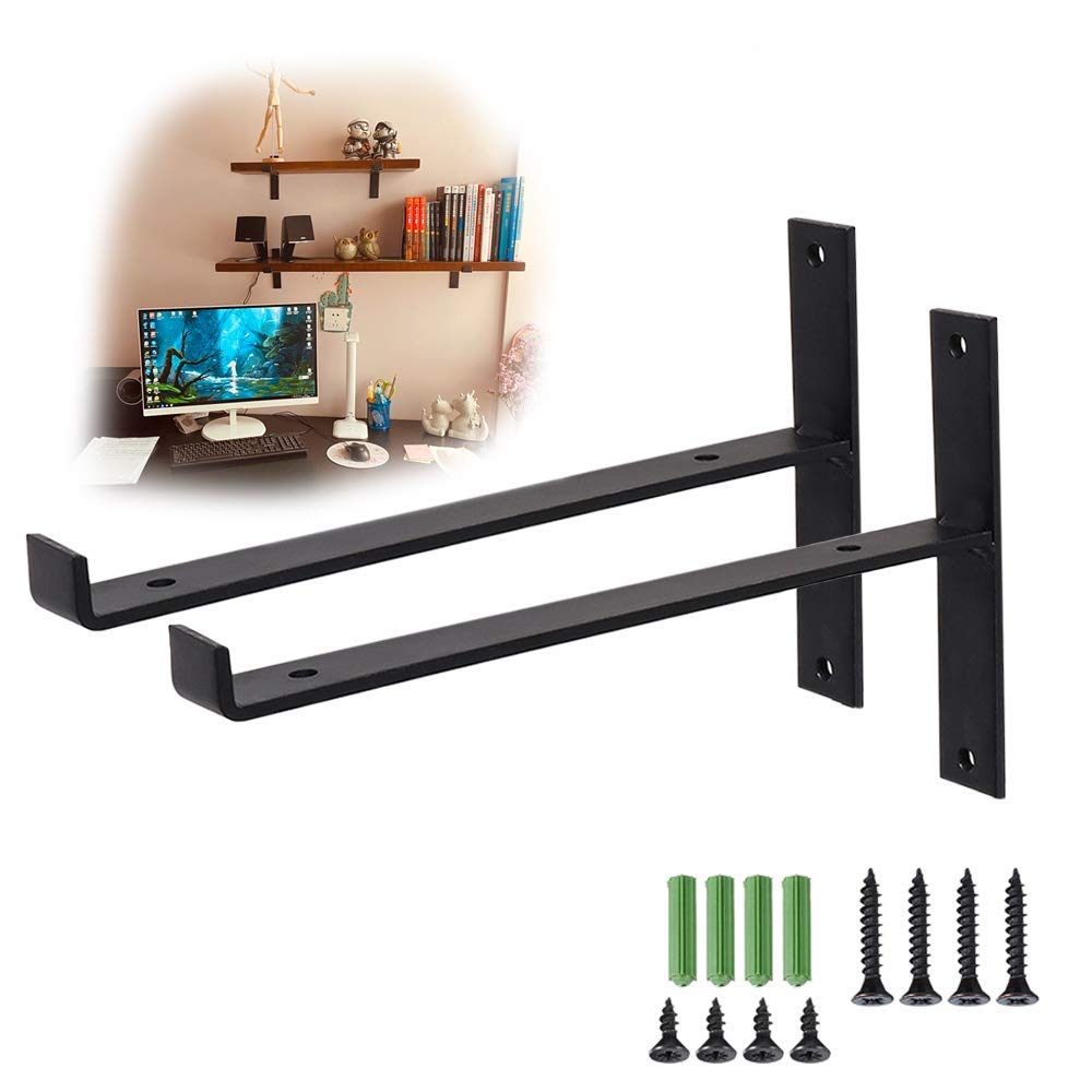 Supports d'étagère en fer métallique robuste charge lourde