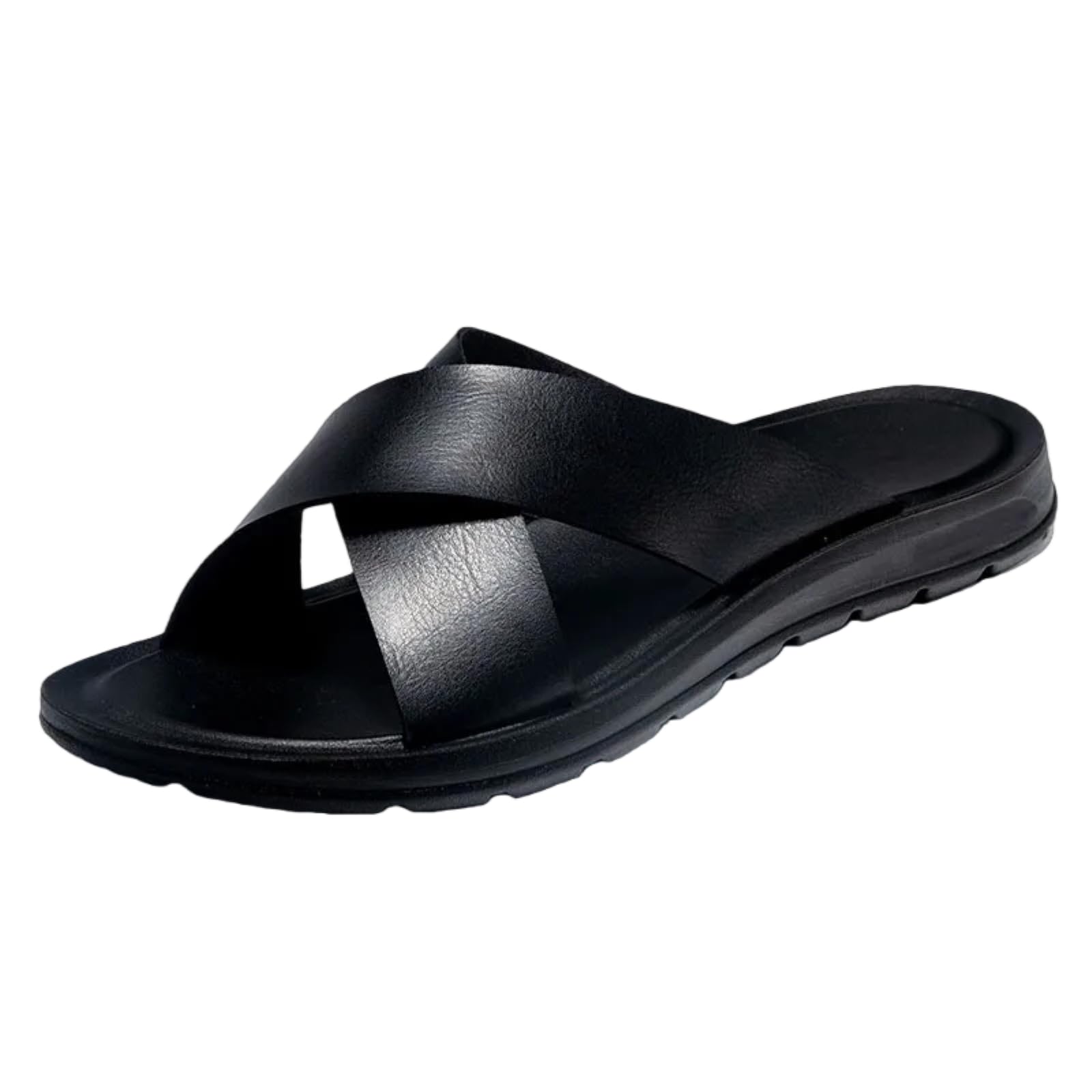 Tongs hommes et sandales de plage noires en tailles 38 à 47