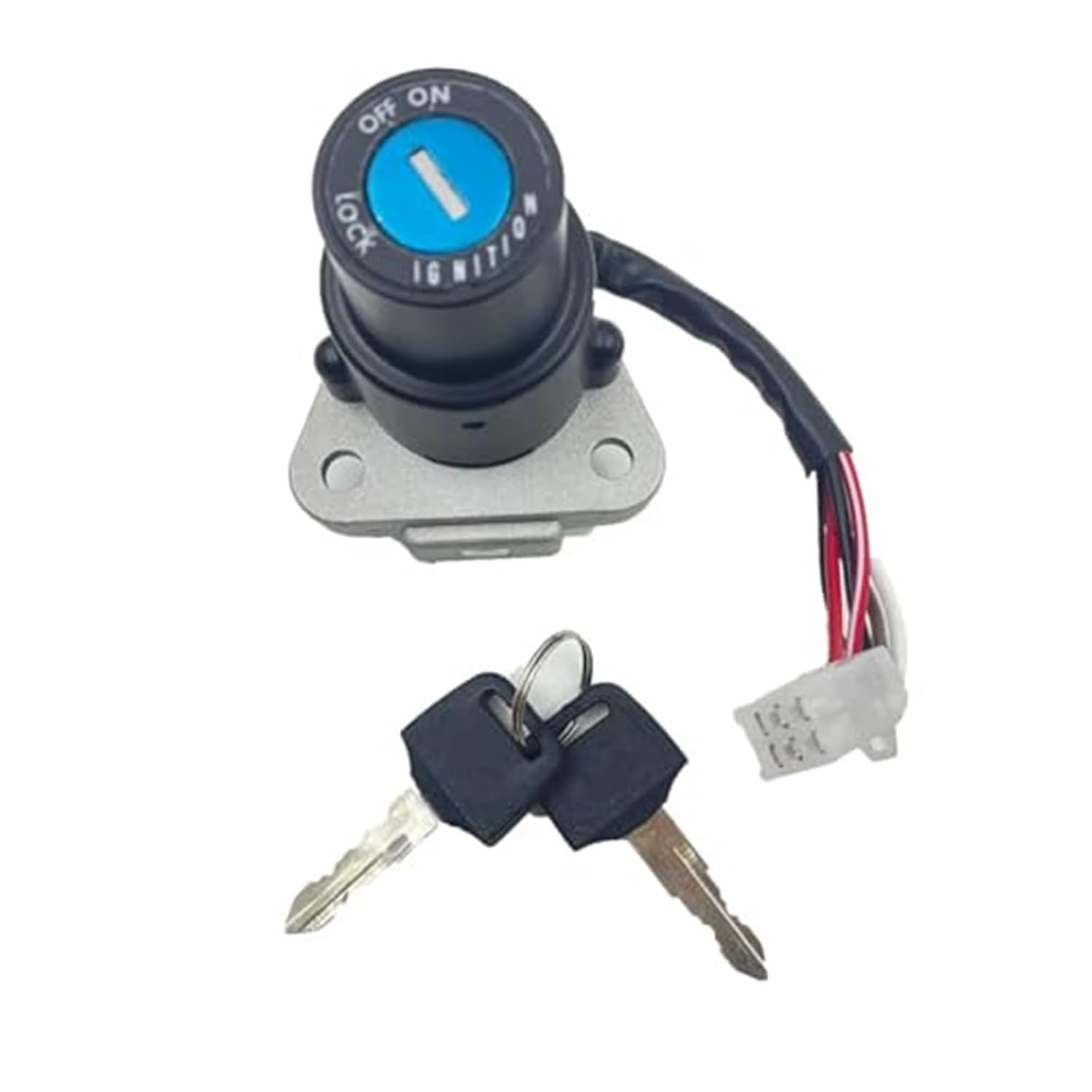 Ignition Barrel for Klr-650 for Klr 650 1987-2007 Motorcycle Switch Key Set Electric Door Lock 6 Wires Car Door Lock Actuator Unit