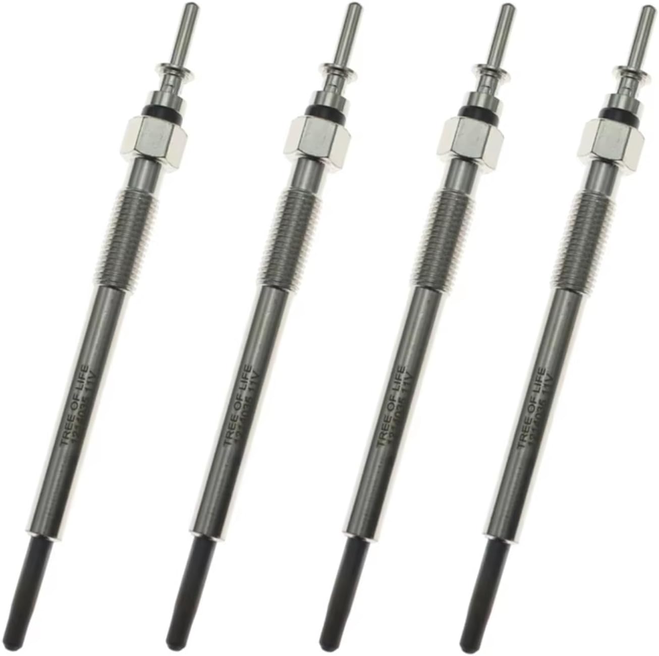 Heater Glow Plugs Kit For Civic Mk Vii 2002 2003 2004 2005 1.7 Ctdi 12291Plzd00 Car Accessories Heating Dual Core Heater Glow Plugs Repair