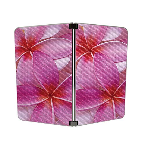 Image of MIGHTY SKINS MightySkins Carbon Fiber Skin for Microsoft Surface Duo - Flowers | Protective, Durable Textured Carbon Fiber Finish | Easy to Apply, Remove, and Change Styles | Made in The USA