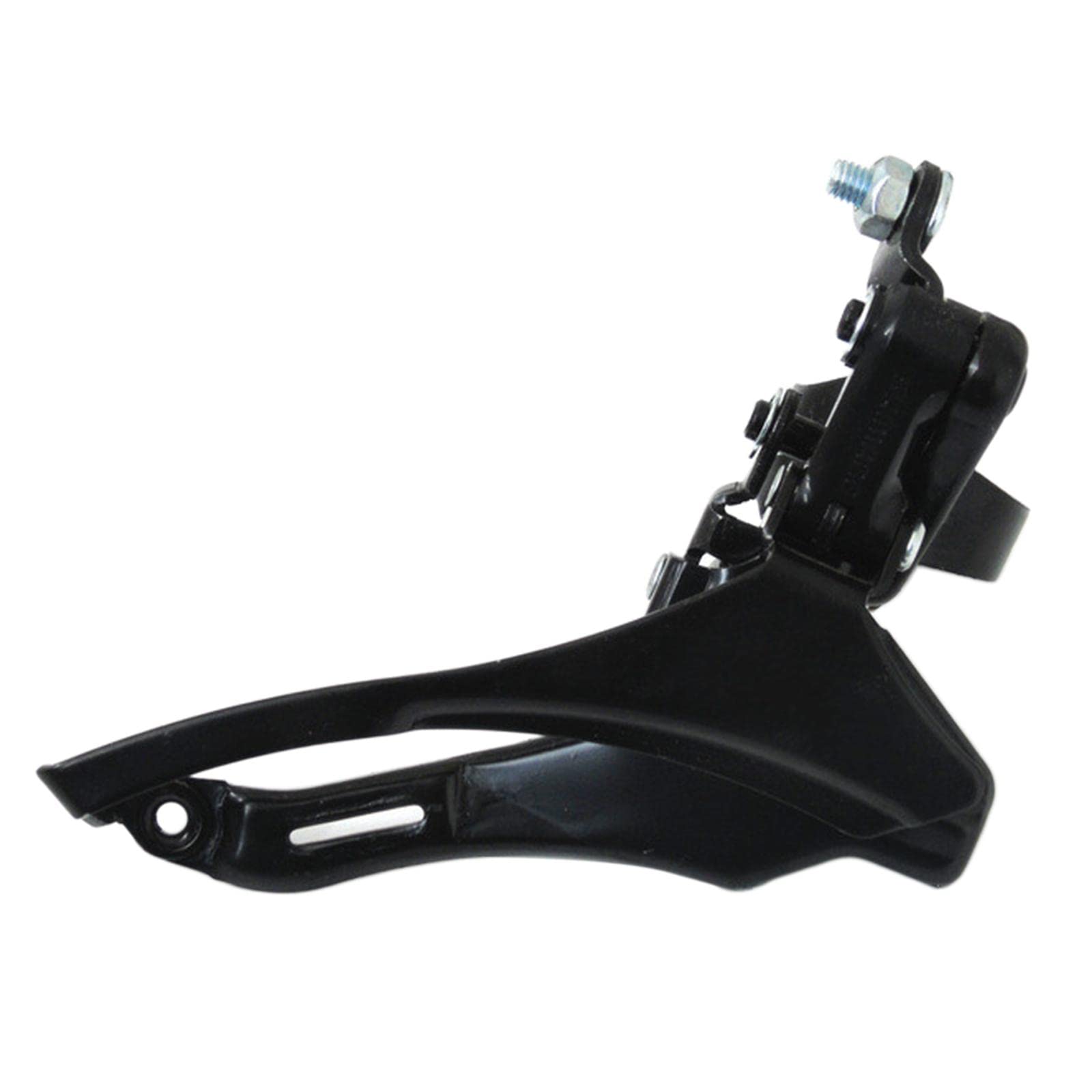 Generic Deragliatore Bici Anteriore TZ-30, Materiale in Acciaio E Plastica, Anello di Bloccaggio Da 31,8 Mm, Compatibile 42-48D