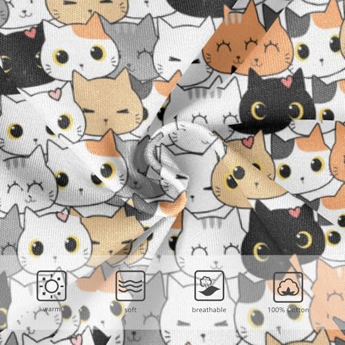 Boys' Exclusive Briefs Toddler Underwear 95% Combed Cotton Boxerbriefs 2T Cat Pattern 803