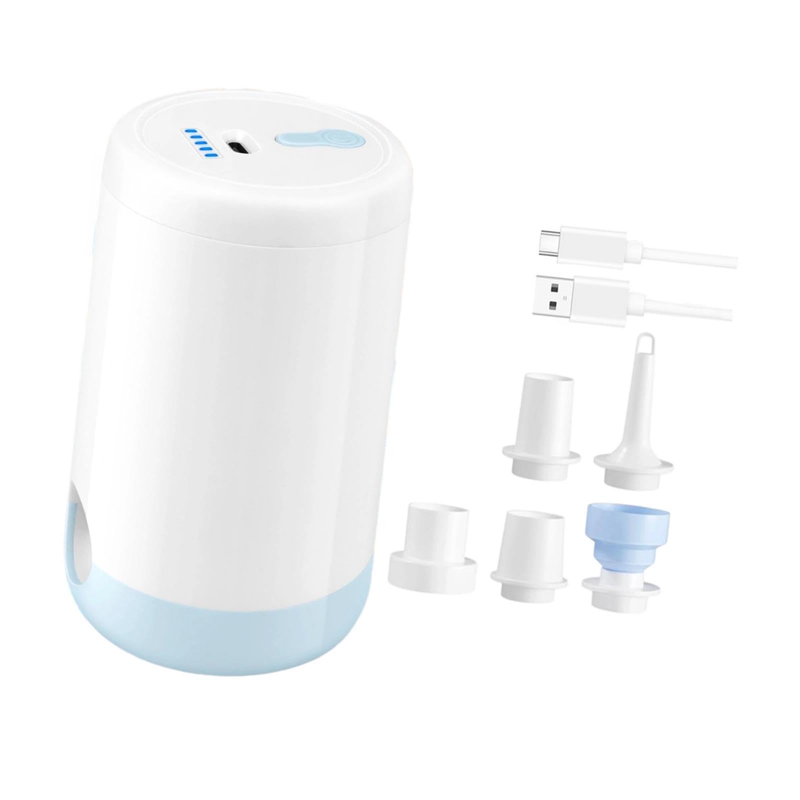 Sharplace Bomba de Aire Eléctrica, Inflador Y Desinflador, Multifuncional, para Uso Doméstico Y Exterior.