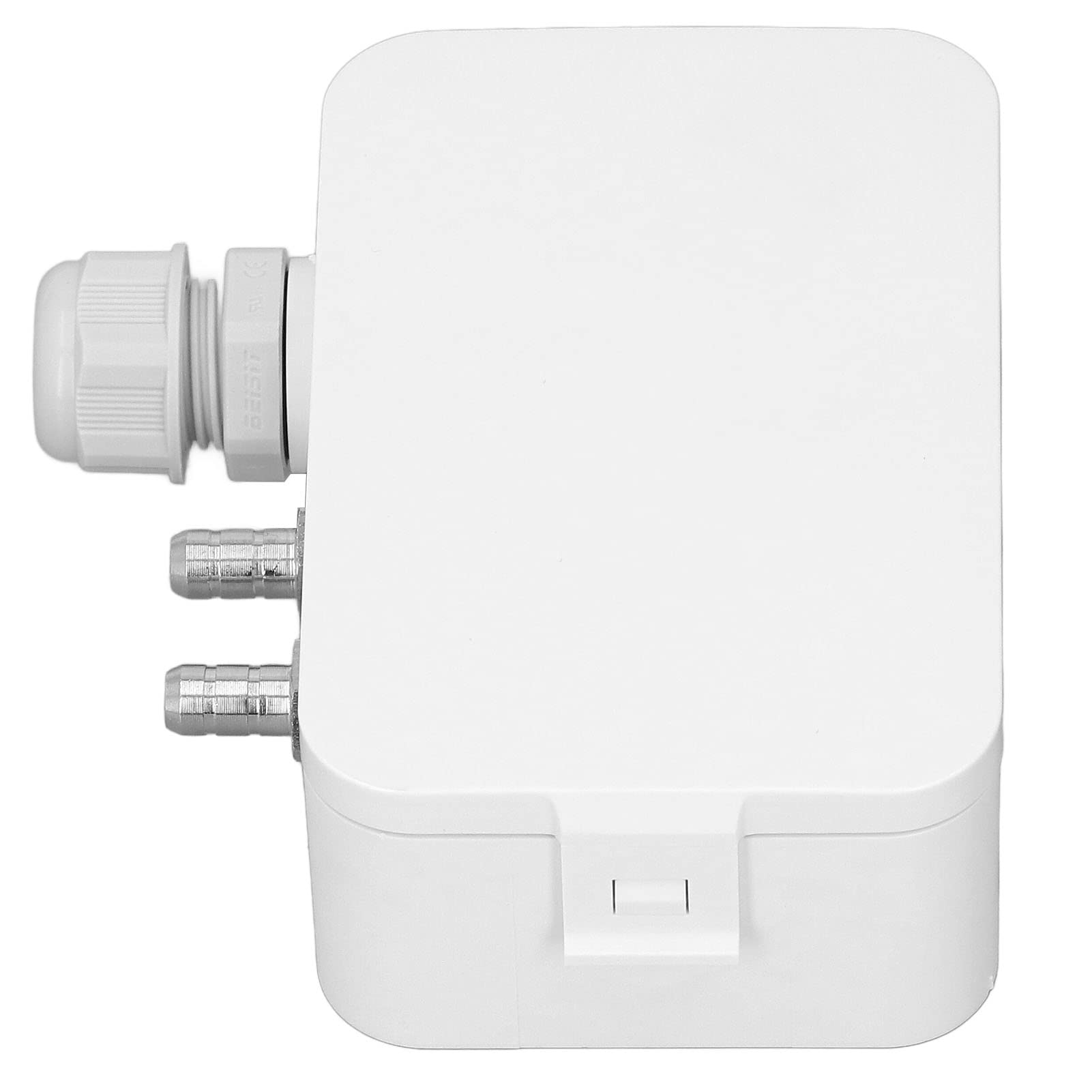 Sensor micro de presión diferencial Rango 0-500Pa Carcasa ABS para sistemas HVAC Control de ventilador Monitoreo de sala limpia Blanco
