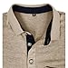 PICKLION Mens Long Sleeve Polo Shirts Casual Moisture Wicking Golf Polo Shirts with Pocket Beige