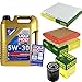 Produktbild Filter Set Inspektionspaket 5 Liter Liqui Moly Motoröl Longlife III 5W-30 MANN-FILTER Innenraumfilter Luftfilter Ölfilter