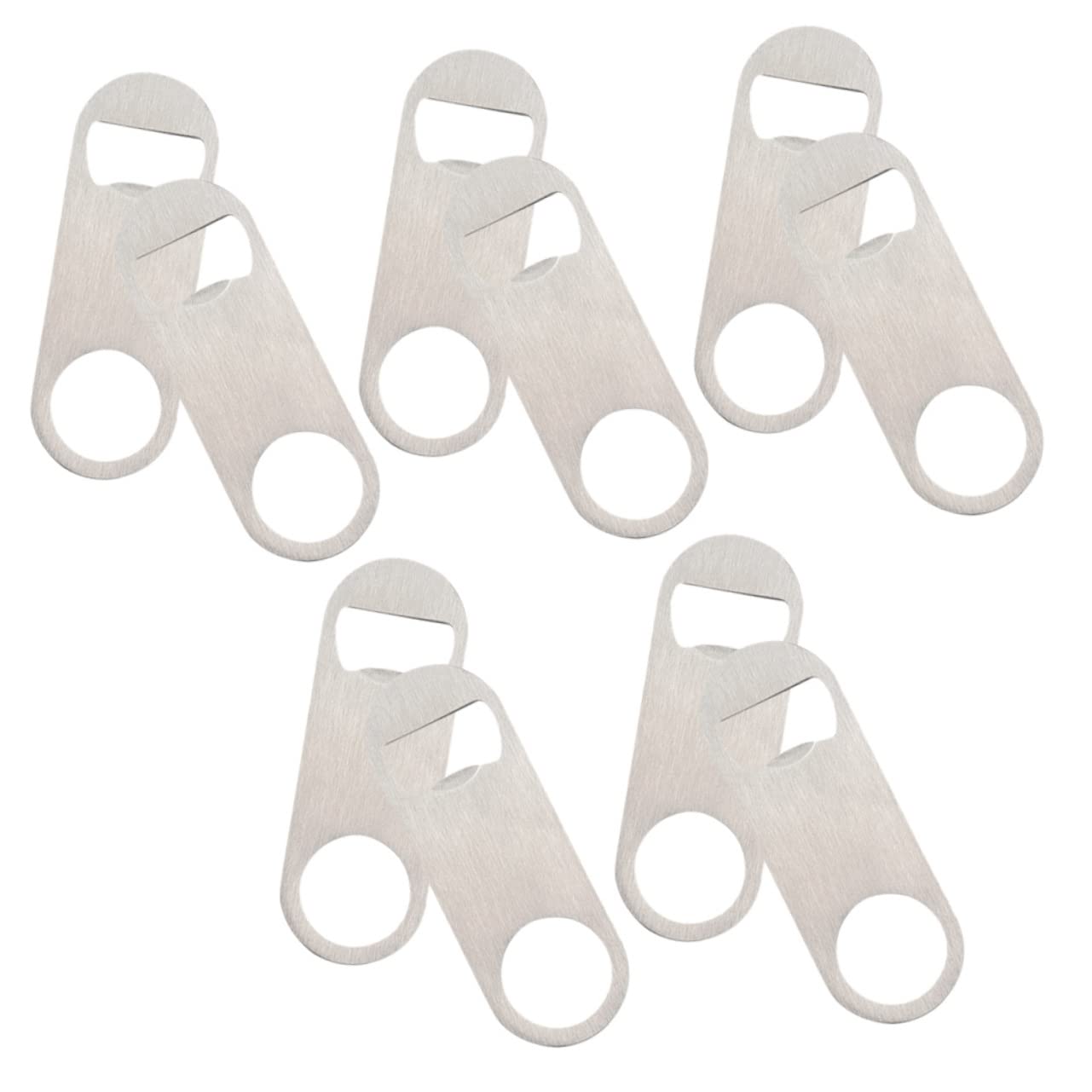 MAGICLULU 3 Ensembles Ouvre Bouteille Plat Acier Inoxydable Ouvre Canettes Et Bouteilles Multifonctionnel Pour Et Événements 10 Pièces * 3
