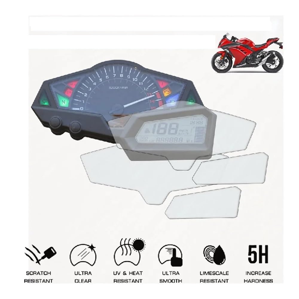 para Kawa&Saki NIN&JA 250R 300 Z250 Z300 Z 250 300, Película para Motocicleta, Instrumento para Tablero, Velocímetro, Película para Pantalla película velocímetro