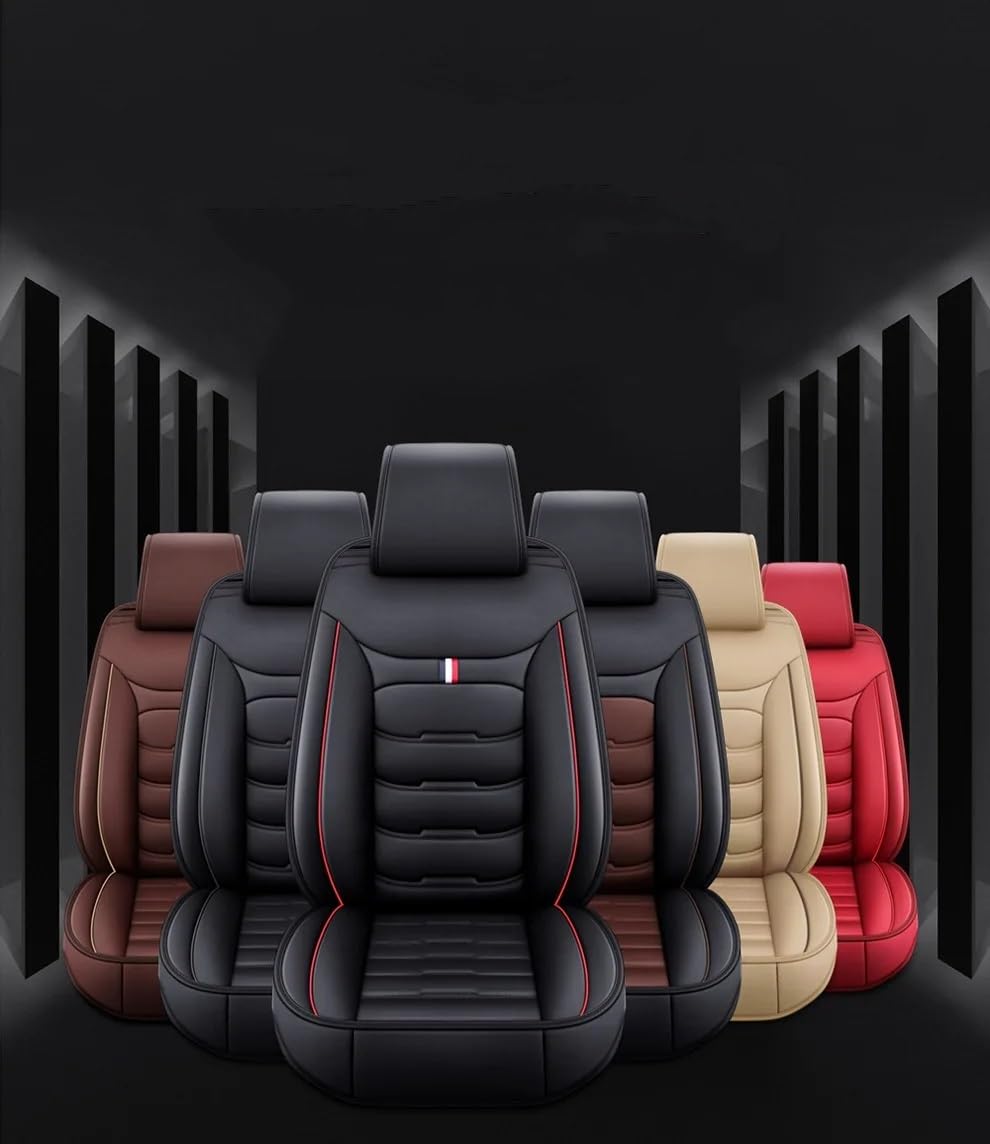 SWEPER Copri Seggiolino Auto Per la maggior parte dei modelli di auto, comodo coprisedile traspirante/universale Coprisedile Auto(Black Only Back Row)