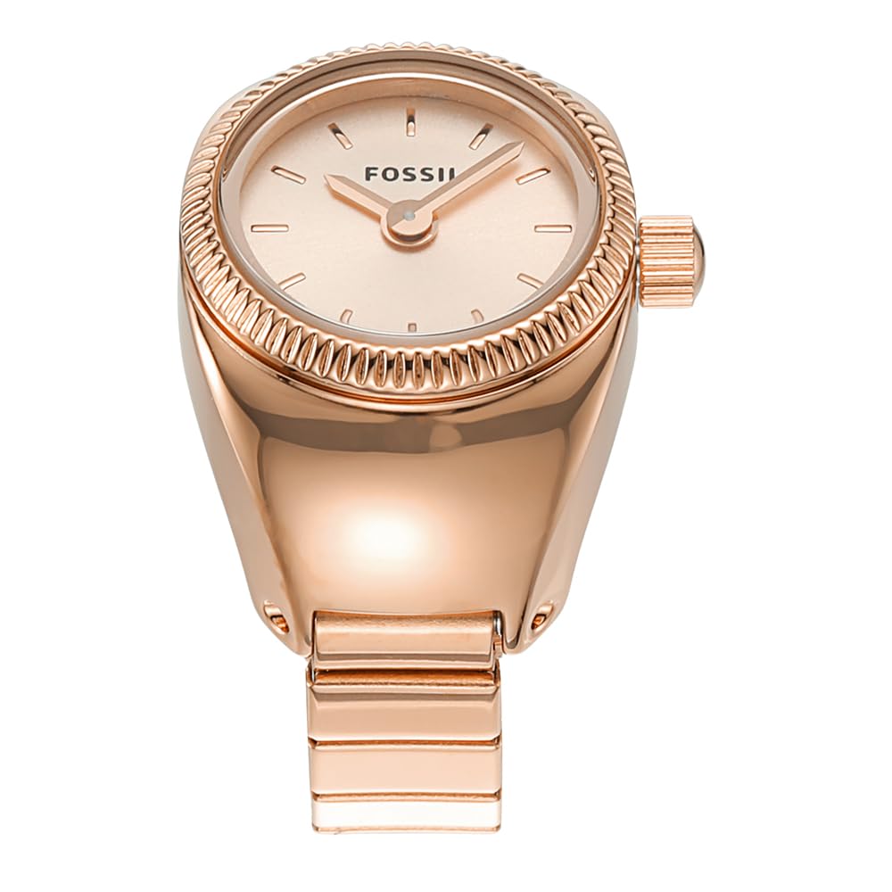FOSSIL Damen Analog Quarz Uhr mit Edelstahl Armband