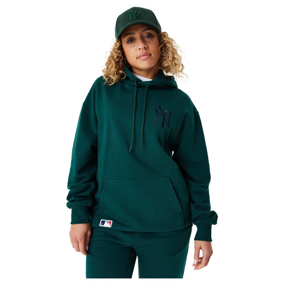 New Era Bluza z kapturem Mężczyźni League Essntls Os Hoody Neyyan Dkgnvy New York Yankees