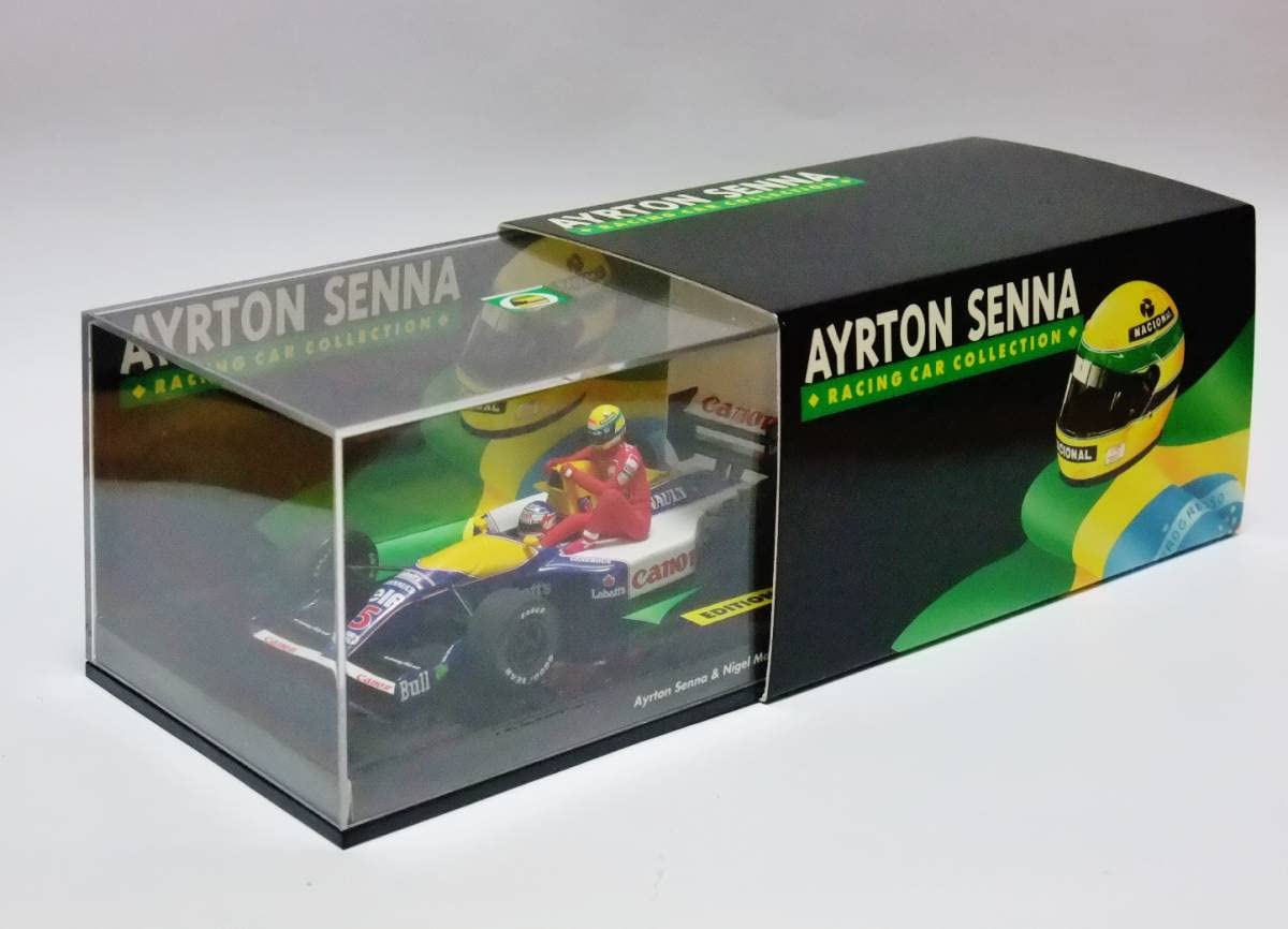 PMA 1/18 ウィリアムズFM14 マンセル車 ライドオン セナ ラクダロゴ