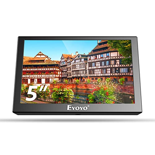 Free Shipping Offer Eyoyo 5 inch Small Mini Monitor 800x480 Resolution Car Rear View TFT LCD Screen Display with HD/VGA/BNC/AV Video Input for PC DVD DVR CCD 140 Degree Wide Angle Metal Housing Super Brands Eyoyo 5 inch Small Mini Monitor 800x480 Resolution Car Rear View TFT LCD Screen Display with HD/VGA/BNC/AV Video Input for PC DVD DVR CCD 140 Degree Wide Angle Metal Housing