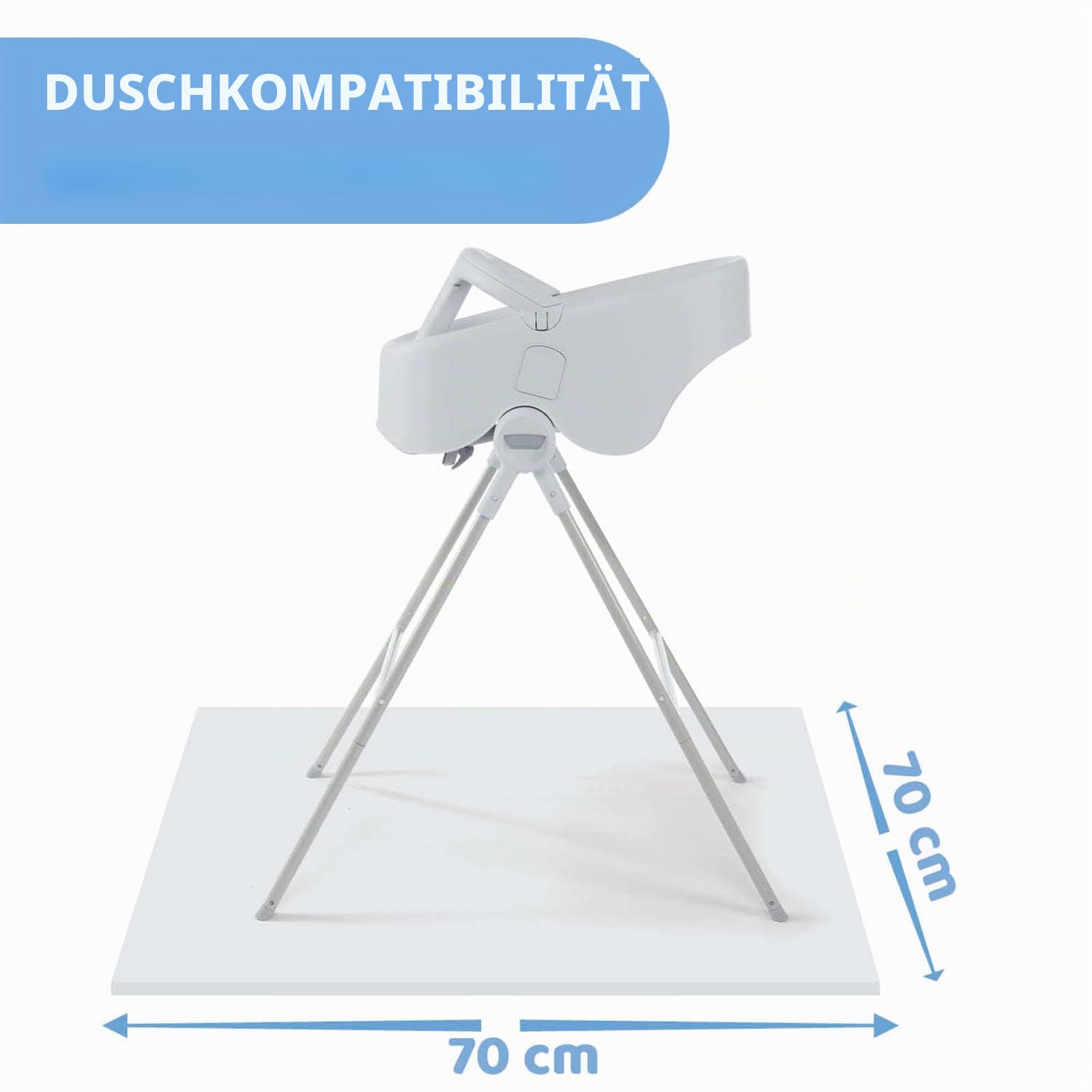 Chicco 00079117190000 Dusch/Wannensitz Bubble Nest, grau