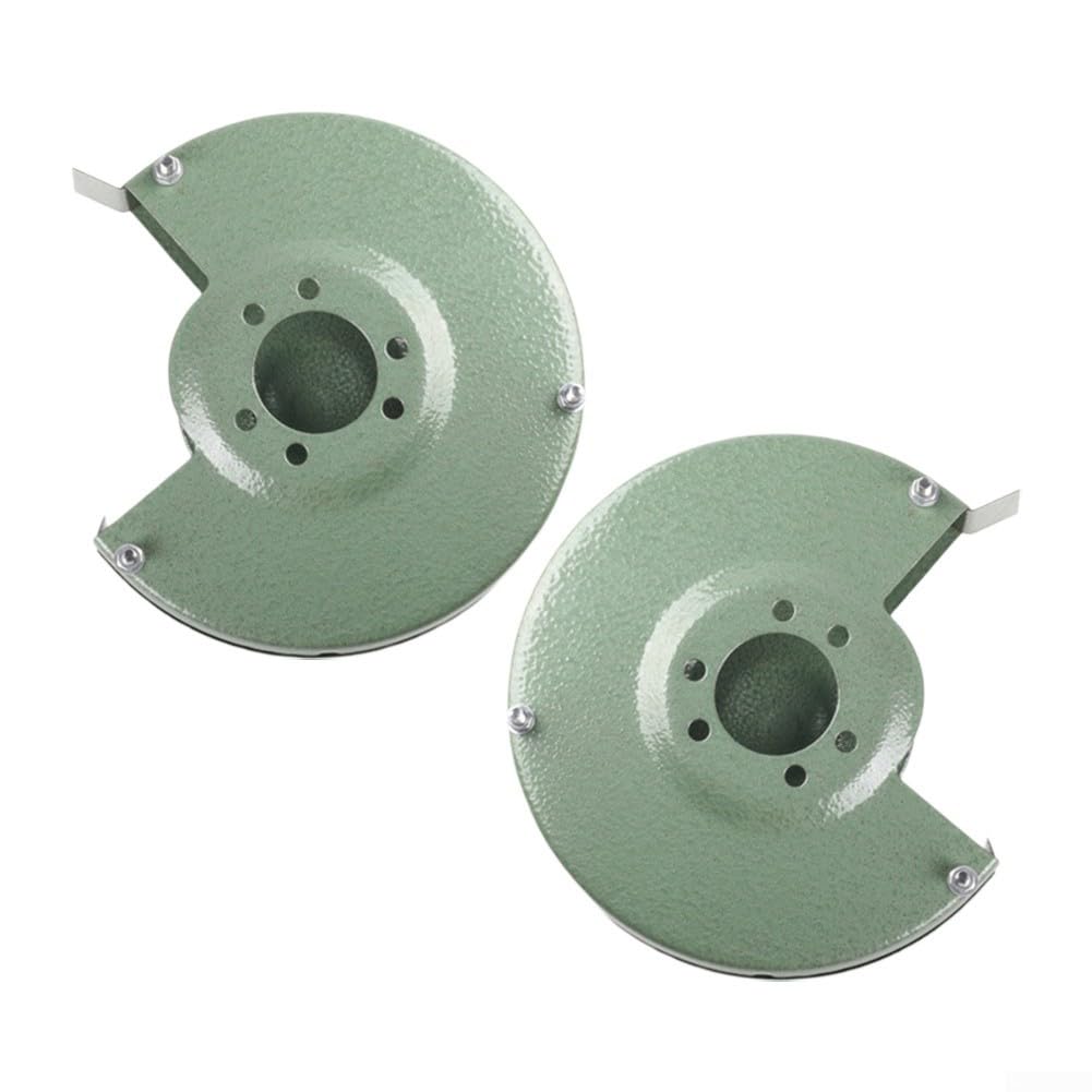 Copertura protettiva per smerigliatrice da banco da 15,2 cm, per rettificatrice tipo 150, coperture interne ed esterne, protezione di sicurezza, struttura in ferro, verde
