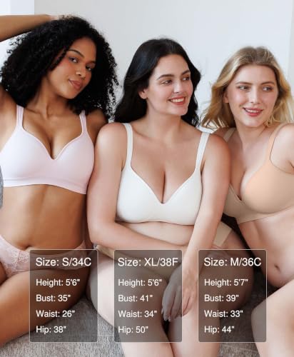 Popilush Wireless Bras for Women No Underwire Full Coverage - image 6