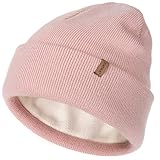 FURTALK Beanie Hat Men Soft Fleece Lined Winter Hats Unisex Warm Acrylic Beanie, Pink