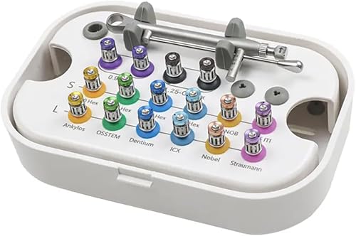 Miniatura 4 de Destornillador universal de implante de llave dinamométrica Kit de prótesis de destornilladores de trinquete Herramientas de reparación de implantes