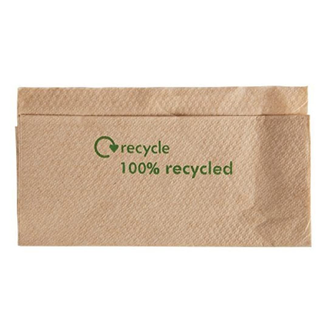 Stalwart GH030 Kraft Napkins, Recycled, 1-Ply (Pack of 6000)