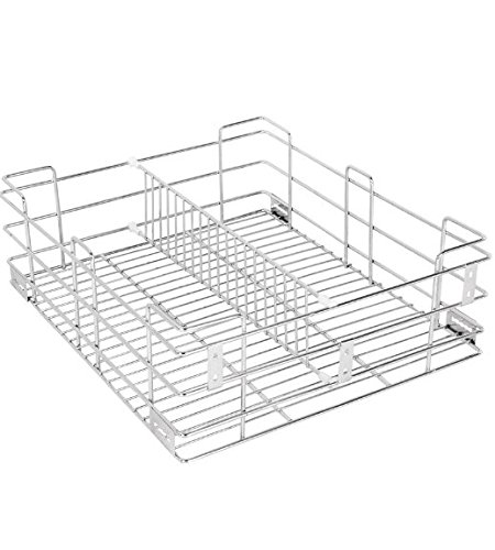 Orizon M-Series Stainless Steel Partition Basket (H8 x W17 x D22"-inch)