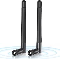Dvojpásmová WiFi anténa Bingfu 2,4 GHz 5 GHz s konektorom SMA, 3 dBi náhradné antény, balenie 2 ks 1