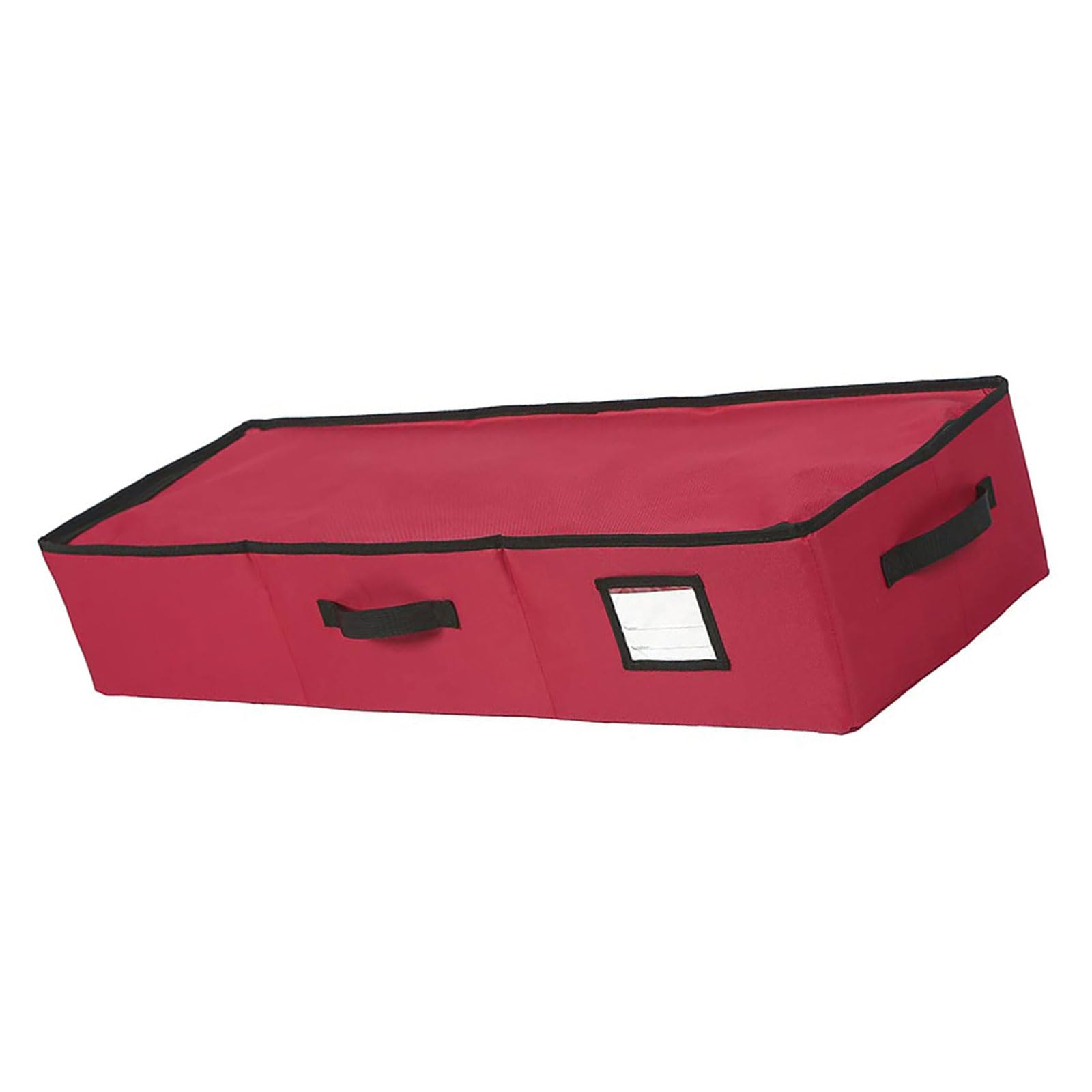 Kalttoy Multiple Compartment Foldable Decoration Storage Box Pockets Oxfords Cloth for Christmas Accessories Oxfords Fabric Storage Container