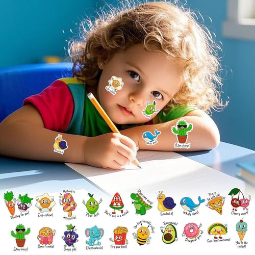 Décalcomanies de motivation imperméables pour scrapbooking et tout-petits