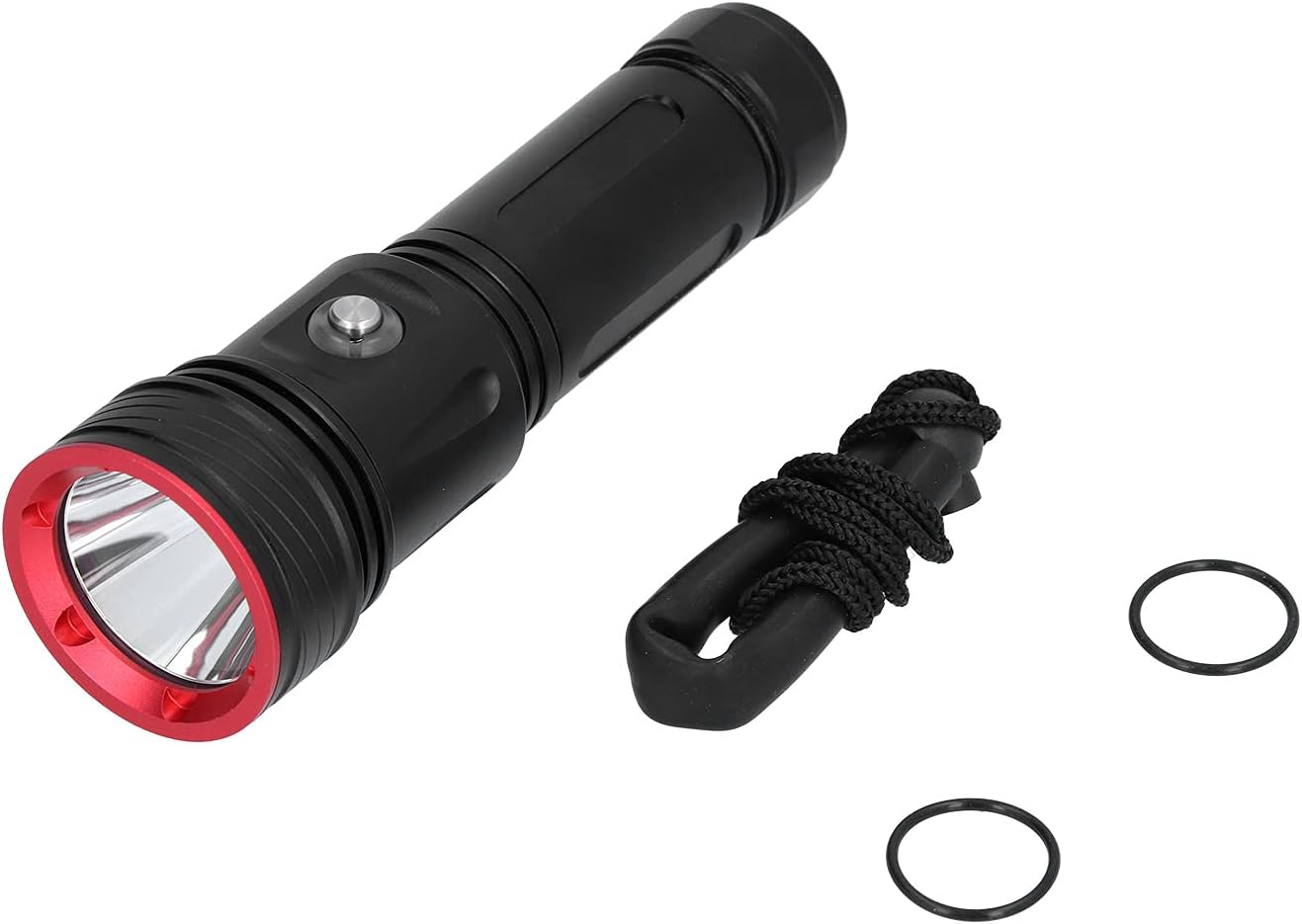 Diving Flashlight, Flashlight 100M Diving Depth with Indicator Switch for Fishing Camping for Underwater Diving