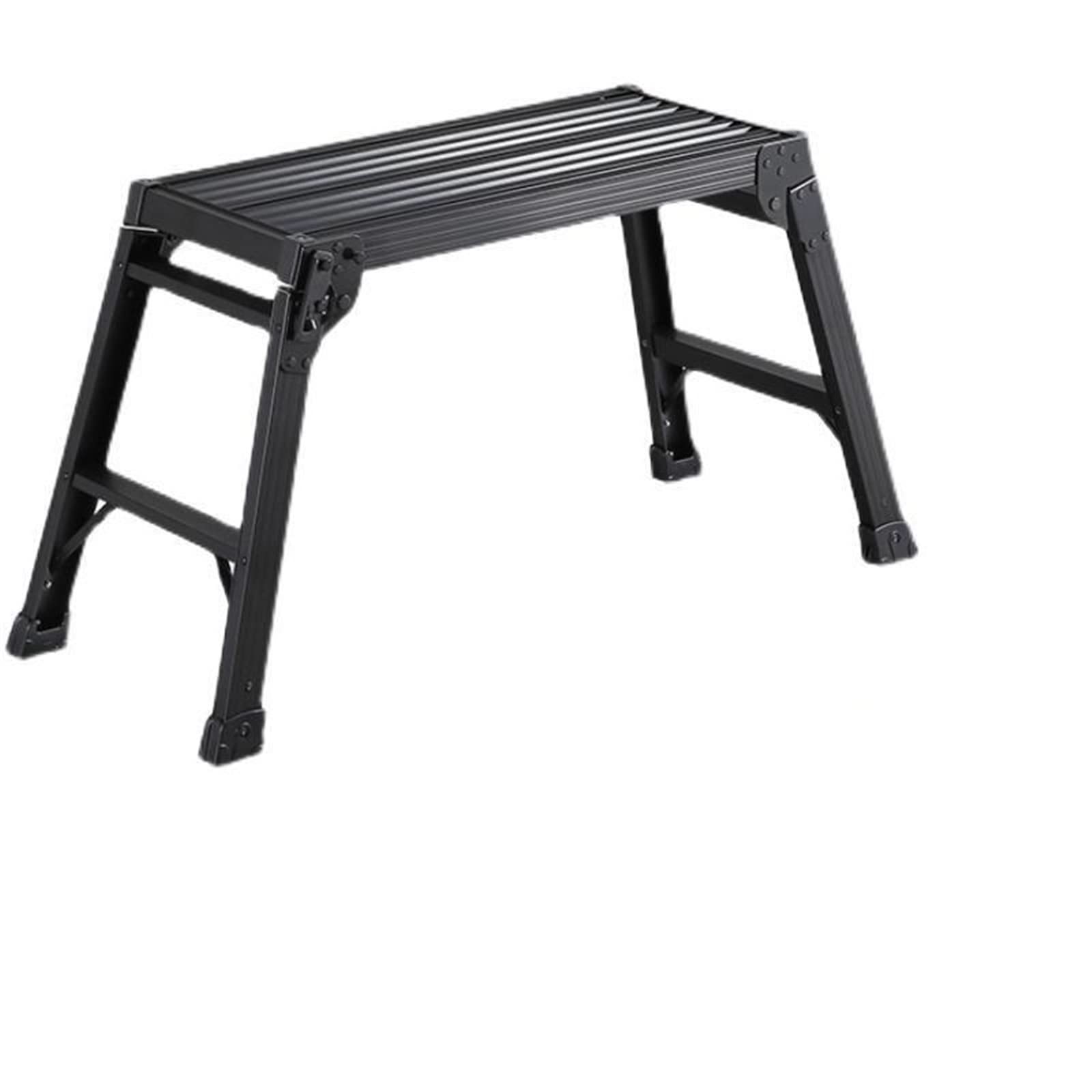 Step ladder Aluminum Alloy Platform Ladder Folding Ladder Horse Stool Multifunctional Non-slip Safety(100x39x52cm 1)