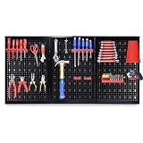 *TODO EN ORDEN* A diferencia de las cajas de herramientas desordenadas, este panel de herramientas de pared aprovecha al máximo el espacio de la pared para ayudarle a organizar todas las herramientas que necesita, de un vistazo y de fácil acceso.