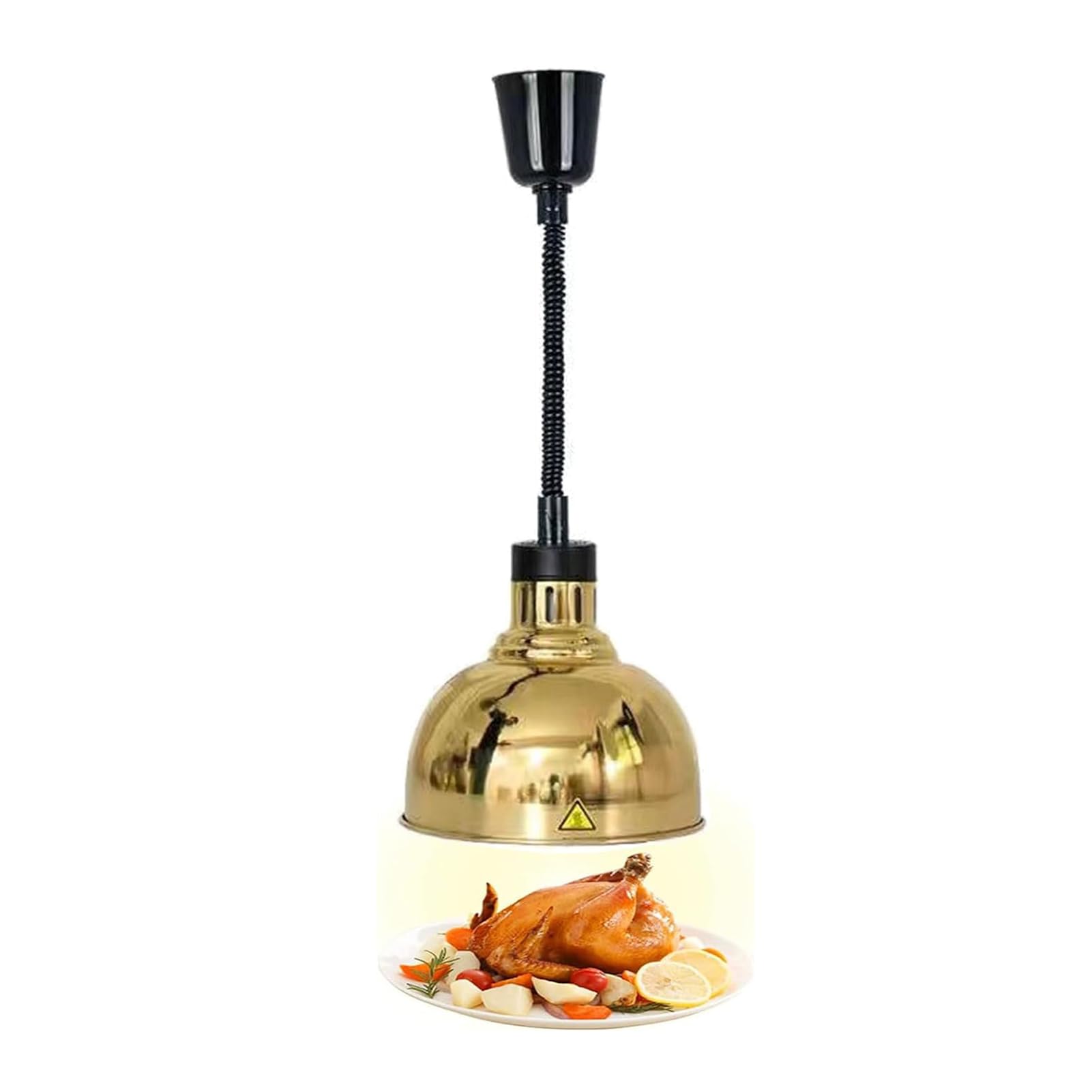Lampa grzewcza do żywności komercyjnej - 250 W, lampa grzewcza do żywności, chowana lampa grzewcza do bufetu, artykuły gastronomiczne