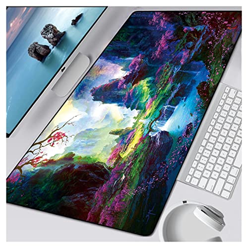 Tapis de souris 900x400 mm rose fini le manque de place sur le bureau