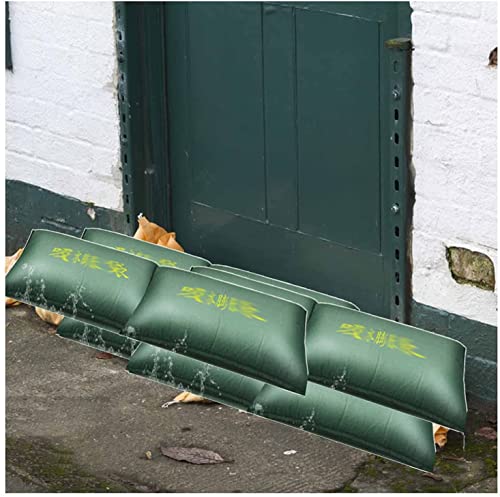 Bolsas de arena para inundaciones de 10 unidades barreras de agua sin arena para puertas