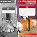 Tiflev Dual Sided Chicken Coop Heater for Winter, 2 * 100 Watts Chicken Heater with Independent Switch and 9.8 FT Power Cord, Energy Efficient Heating Panel with Thermostat for Poultry