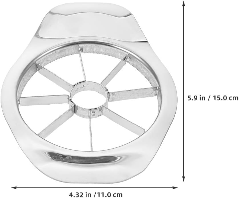 Alipis 5pcs Slicer: 8 Blade Extra Large Slicer and Corer- Heavy Duty FruitCutter and Divider - Easy to Use & Time-Saving