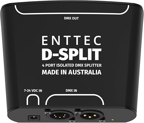Miniatura 4 de Enttec D-Split 70578 DMX - Separador aislado de 4 puertos (35 pines)