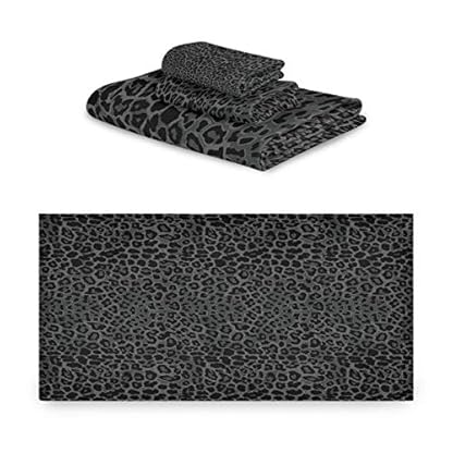 3 Stück Baumwolle Luxus Badetücher Set für Frauen Männer Bad Küche 1 Badetuch 1 Handtücher 1 Waschlappen -Nahtloser… – Bild 3
