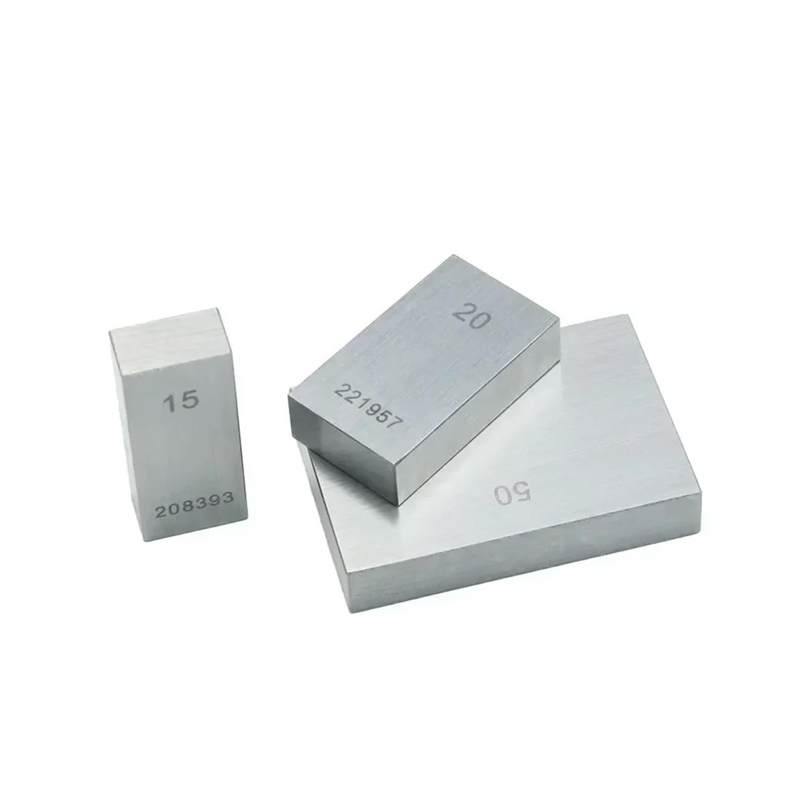 CVFRDD Gauge Block Set Precision Block Gauge Measure Gage Steel Square Vernier Caliper Micrometer(15mm 0 grade)