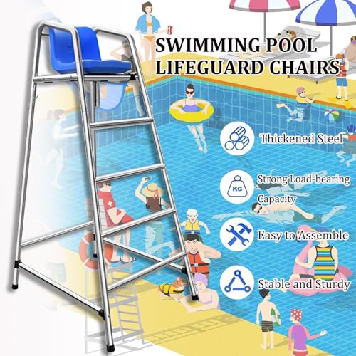 Silla para Salvavidas de Acero Inoxidable 120 cm miniatura 3