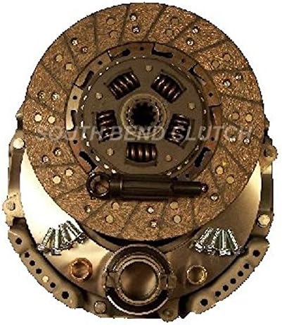 South Bend Organic Clutch Kit W/ Flywheel 1944-5OK, Compatible with 94-98 Ford 7.3L Powerstroke, ZF-5 Transmission